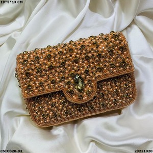 Bridal Ethnic <b>Evening</b> <b>Bag</b> Elegant Clutch for Special Occasions - Product Image 5
