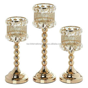 Luxury Gold Plated <b>Wedding</b> <b>Candle</b> Holder for Home Decoration and Easter Celebrations - Product Image 1
