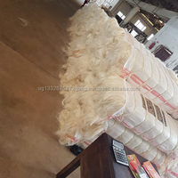 Best Price Premium Eco-Friendly Sisal Natural Wool Fiber Chemical-Resistant Anti-Bacteria White 110-130cm Length Raw Spinning