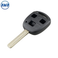 Coque pour porte-clé Lexus IS200 GS300 LS400 RX330 sans logo, 10 pièces, 3 boutons, lame jouet 48