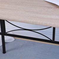 Ensemble de Table à manger carrée 1 Din, décoration moderne, Table et chaise en Mdf, de chine