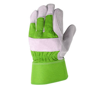 Gran oferta, guantes de seguridad para el trabajo de construcción de cuero dividido de vaca personalizados, protección anticorte, logotipo propio para soldar otros industriales - Product Image 6