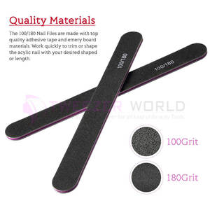 ตะไบเล็บและบัฟเฟอร์ ชุดอุปกรณ์ทำเล็บมืออาชีพ บล็อกบัฟเฟอร์รูปทรงสี่เหลี่ยมสำหรับดูแลเล็บ ความหยาบ 100/180 กริต ชุด 12 ชิ้น - Product Image 4