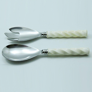 Antique Bone Best Design pour serveur de salade fait main en gros avec ustensiles de cuisine en acier inoxydable gadgets de cuisine - Product Image 2