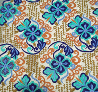 Tissu tricoté enduit de PVC, brodé à la machine, multicolore et personnalisé, pour l'industrie du vêtement, du textile de maison, des maillots de bain et des sacs