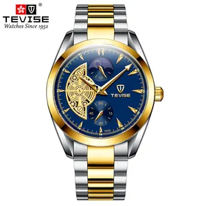 795S Classic Brand Fashion Quarz Custom Design Mondphase Chronograph Wrist Man Watch mit Batterie relojes