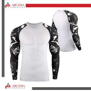 Camisas de compresión de secado rápido para hombre Diseño moderno especial profesional de alta calidad para camisas de compresión para hombre - Product Image 6