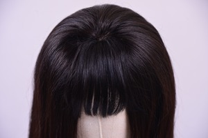 Clip On Bang 100% cheveux humains Bang pour Salon de beauté 16 pouces Clip In set avec bang lace front perruques Full Lace Wigs - Product Image 4