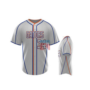 Camiseta de equipo atlético Elite, Jersey de béisbol con estampado Digital personalizado, Jersey de béisbol hecho a medida con botones completos - Product Image 2