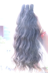 Extensiones de Cabello Humano Virgen Remy Indio 100% Natural Ondulado Sin Procesar al por Mayor, Alta Calidad, Suave, de un Solo Donante, Cutícula Alineada - Product Image 3