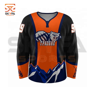 Hockey sur glace personnalisé de haute qualité, tenue imprimée par Sublimation, nouveau Design, pour sport, vente en gros, pièces - Product Image 6