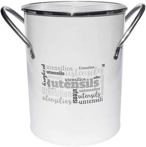 Utensilio de Metal galvanizado con recubrimiento de polvo blanco - Product Image 1