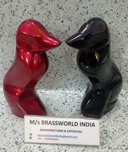 Black and Purple <b>Dog</b> Cremation <b>Urn</b> by Brassworld India Funeral Supplies - Product Image 6