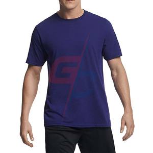 Fournisseur de t-shirts à manches courtes en coton pour hommes athlétiques - Product Image 4