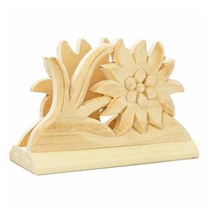 Soporte para servilletas de madera, respetuoso con el medio ambiente, hecho a mano, elegante y clásico, venta al por mayor - Product Image 2