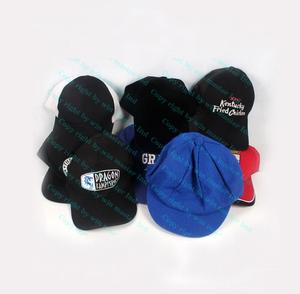 Gorra de béisbol negra con estampado de transferencia por sublimación personalizada con logotipo personalizado 100% algodón transpirable impermeable hebilla de cobre dorado - Product Image 2