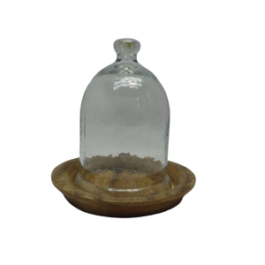 Handmade Acacia Wooden Base With <b>Glass</b> <b>Dome</b> for Christmas Display Round <b>Glass</b> <b>Dome</b> <b>Glass</b> <b>Dome</b> With Wood Base Resin Epoxy Mold - Product Image 3