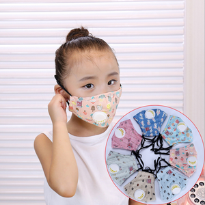 Masque facial en coton pour enfants, design 2020, mignon, dessin animé, bouche, poussière, imperméable, petite taille, vente en gros - Product Image 4