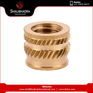 High Strength Brass Hex Insets Wholesale Price Fasteners-Nut Screw Bolt <b>Thread</b> <b>Insert</b> for Wood and Steel - Product Image 5
