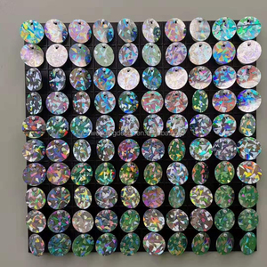 <span class=keywords><strong>Mur</strong></span> scintillant <span class=keywords><strong>en</strong></span> paillettes argentées pour fond de photomaton - Product Image 3