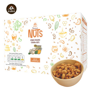 Whole Sale EUBIZ Cashew nuts Flavor Honey - High Quality Wholesale Cashew Nuts - Box (paper) 500g (17.7 OZ) - VietNam
