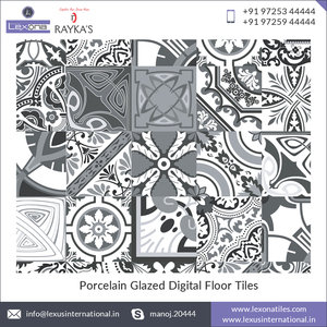Carreaux de sol en porcelaine numérique émaillée haut de gamme 600x600mm, surface polie, finition mate, style moderne, de fournisseur de confiance pour - Product Image 2