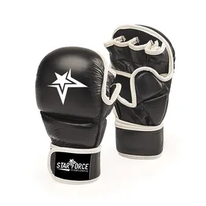 Hochwertige MMA-Kampf handschuhe Leder-Wettkampf-Trainings handschuhe