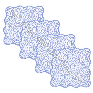 Juego de servilletas Vieiras de mesa impresas en bloque de mano de algodón 100% algodón hecho de calidad superior servilleta de mesa dobladillo puntada bloque de mano indio - Product Image 6