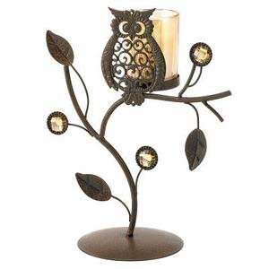 Bougeoir en aluminium en métal de qualité de conception antique de fantaisie bougeoir rentable de lumière de thé pour Noël - Product Image 1