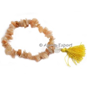 2023 Unisex Moonstone Chips <b>Bracelets</b> Beautiful Gold and <b>Silver</b> Plated Rhinestone Bulk Packaging for Parties - Product Image 1