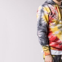 Chándal informal con tinte de corbata para hombre, jersey de talla XL, sudadera con capucha, Jogger, logotipo personalizable, mejor precio, nuevo estilo, traje con tinte de corbata completo para adultos