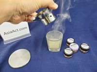 Fumeur à whisky en acier inoxydable, fumeur à cocktails en métal