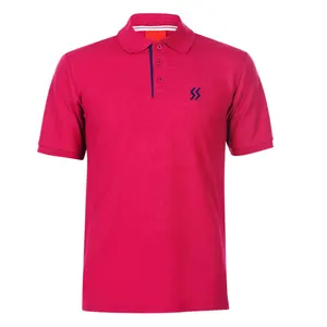 Top quality Polo T- Shirt Plain Colors Men T-Shirt Wholesale OEM Service Cotton / Polyester best material