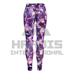 Mallas de sublimación de cintura alta, mallas de sublimación cómodas de compresión, mallas de mujer de último diseño - Product Image 2