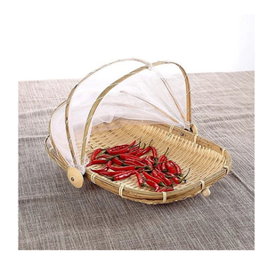 ฝาปิดถาดไม้ไผ่สานเป็นของที่ใช้บนโต๊ะอาหารหลายขนาดจากงานฝีมือเวียดนาม - Product Image 6