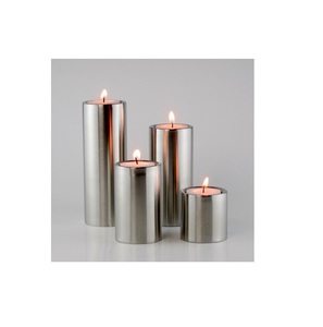 ACIER SOLIDE QUATRE TAILLES DIFFÉRENTES DE BOUGEOIR PAR BRASSWORLD INDE - Product Image 1