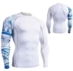 Vêtements de sport pour hommes de haute qualité fabricant de protège-éruptions MMA fait t-shirt par sublimation d'impression 3d - Product Image 1