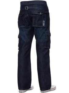 Dark <b>Jeans</b> Multi Pockets Cargo Trousers High Quality Denim <b>Jeans</b> Cargo Pants for Men on Wholesale Price Direct From Manufacturer - Product Image 3