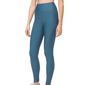 Conjunto de pantalón de malla personalizado de plástico con botella reciclada 2025 con bolsillos para mujer, mallas de Yoga de cintura alta - Product Image 1