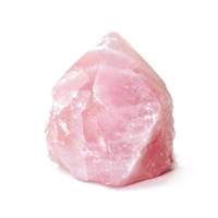 Kristal Rose Quartz Berkualitas Terbaik, Dipoles Khusus, Ramah Lingkungan, Bentuk Menara Obelisk, Tongkat Alami untuk Penyembuhan, 2-4cm, Kristal Seni