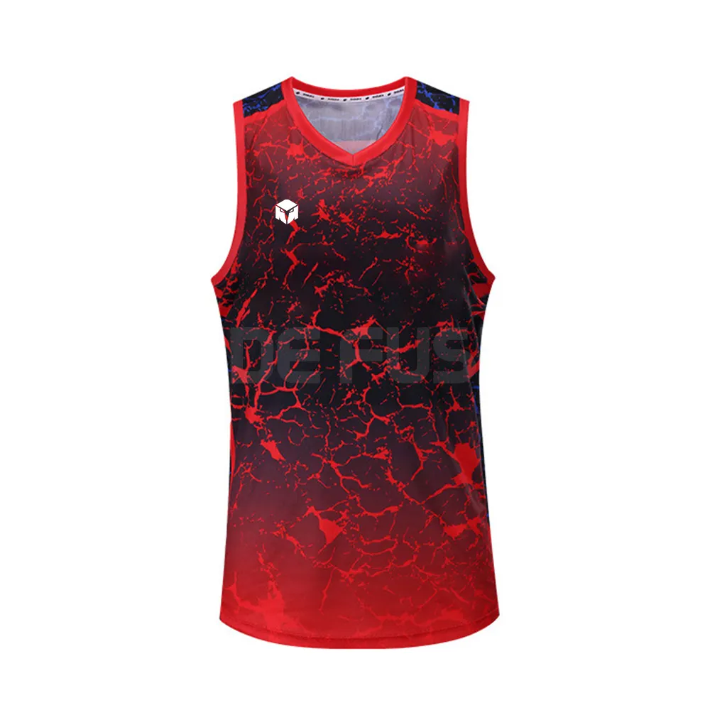 Vente en gros Discount design personnalisé votre propre maillot de basket-ball maillot de sport de basket-ball à sublimation
