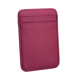 Custom Design Real Genuine Woman Leather Card Holder