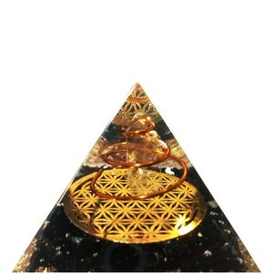 Piramida Orgonit Tembaga Turmalin Hitam Batu Alam Kristal Penyembuhan Reiki Piramida Batu Permata - Product Image 4