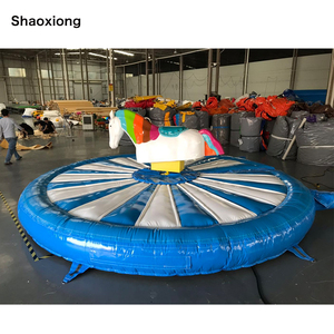 Gioco Divertente di Tiro al Toro Meccanico Gonfiabile, Macchina per Rodeo per Feste ed Eventi - Product Image 2