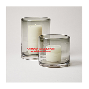 Clear Glass T Light Wax <b>Candle</b> Holder for Lighting Decoration Wedding Table Top Luxury Glass Handmade <b>Candle</b> Glass for Sale - Product Image 2