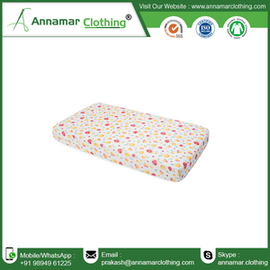 La meilleure vente de draps 100% coton biologique pour berceau de bébé avec la meilleure qualité du fournisseur indien - Product Image 2