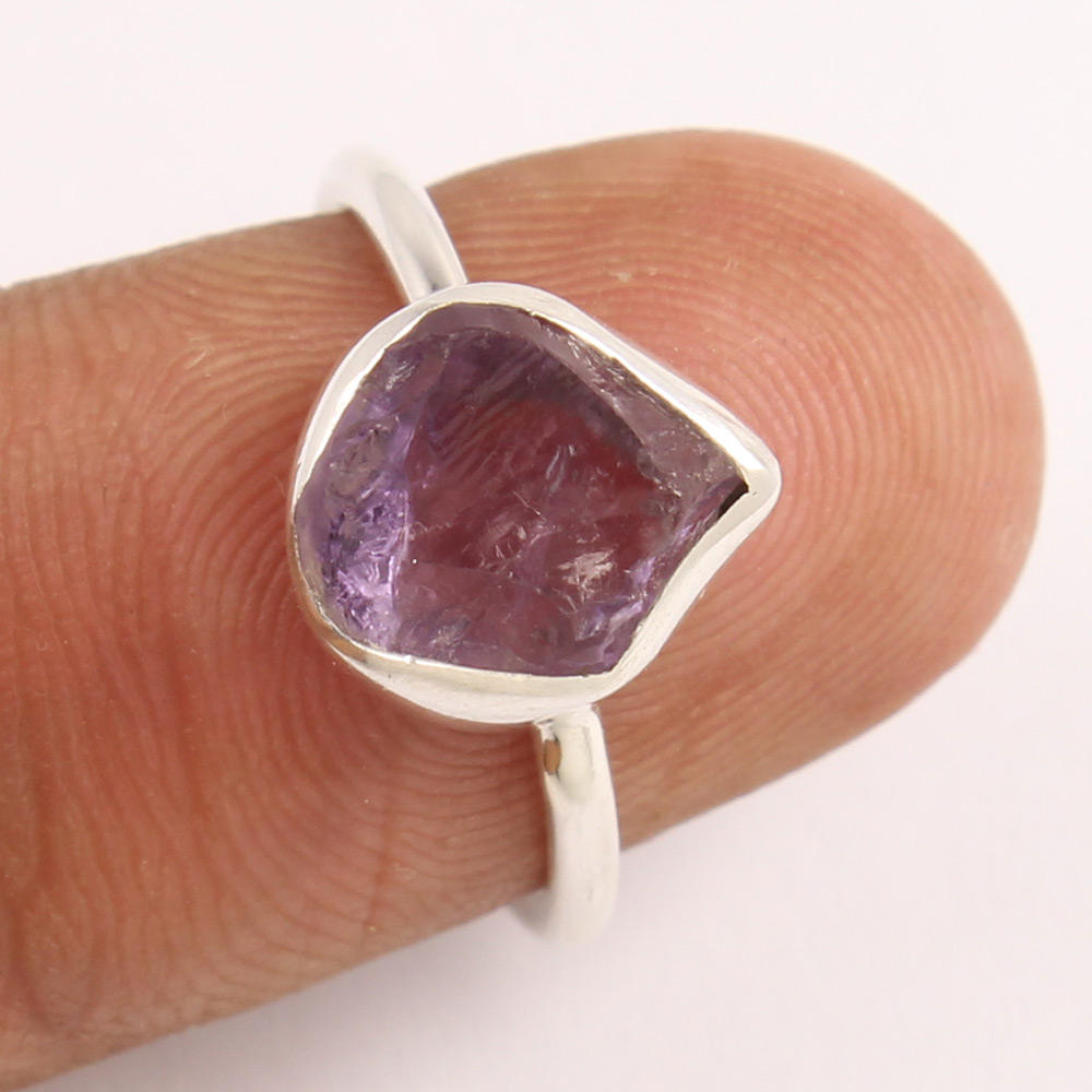 raw crystal silver jewelry