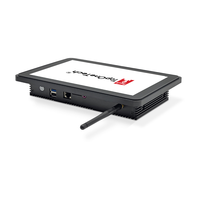 TopOneTech-ordenador industrial todo en uno de 10,1 pulgadas, raspberry pi, marco abierto, pantalla táctil, montaje en pared, sistema operativo linux vertical