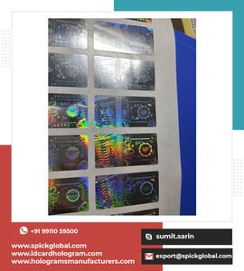 Etiqueta adhesiva holográfica de diseño personalizado, Pegatina autoadhesiva de holograma de seguridad - Product Image 3