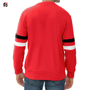 Ropa de Hombre Sudaderas de calidad superior 100% algodón polar cuello redondo logotipo personalizado bordado mangas completas OEM - Product Image 3